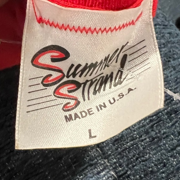 Vintage 1980s Myrtle Beach Lifeguard Beach Summer 80s Destination tee tshirt - Picture 6 of 6